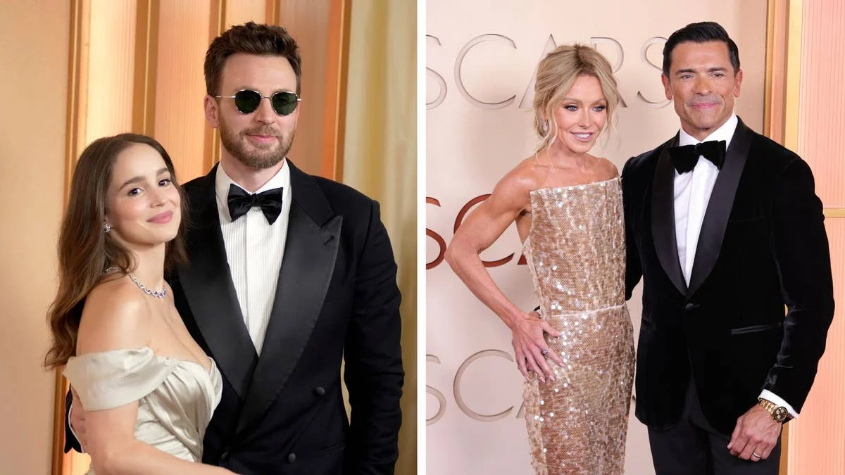 Kelly Ripa Dazzles in Gold at Oscars 2026, Mark Consuelos Reveals Red Carpet Strategy