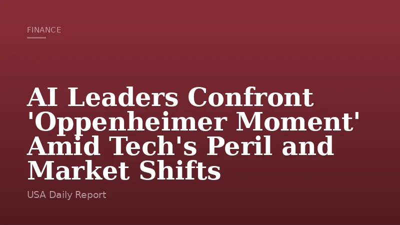 AI Leaders Confront 'Oppenheimer Moment' Amid Tech's Peril and Market Shifts