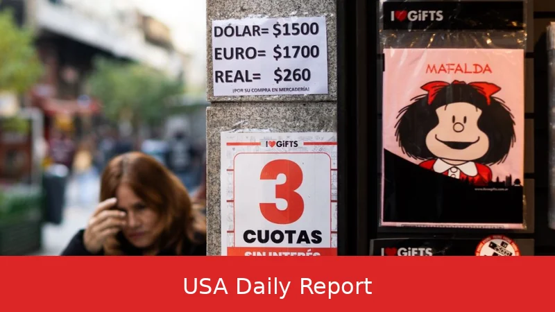 Argentina’s Interest Rates Fall Below Inflation Amid Peso Slide