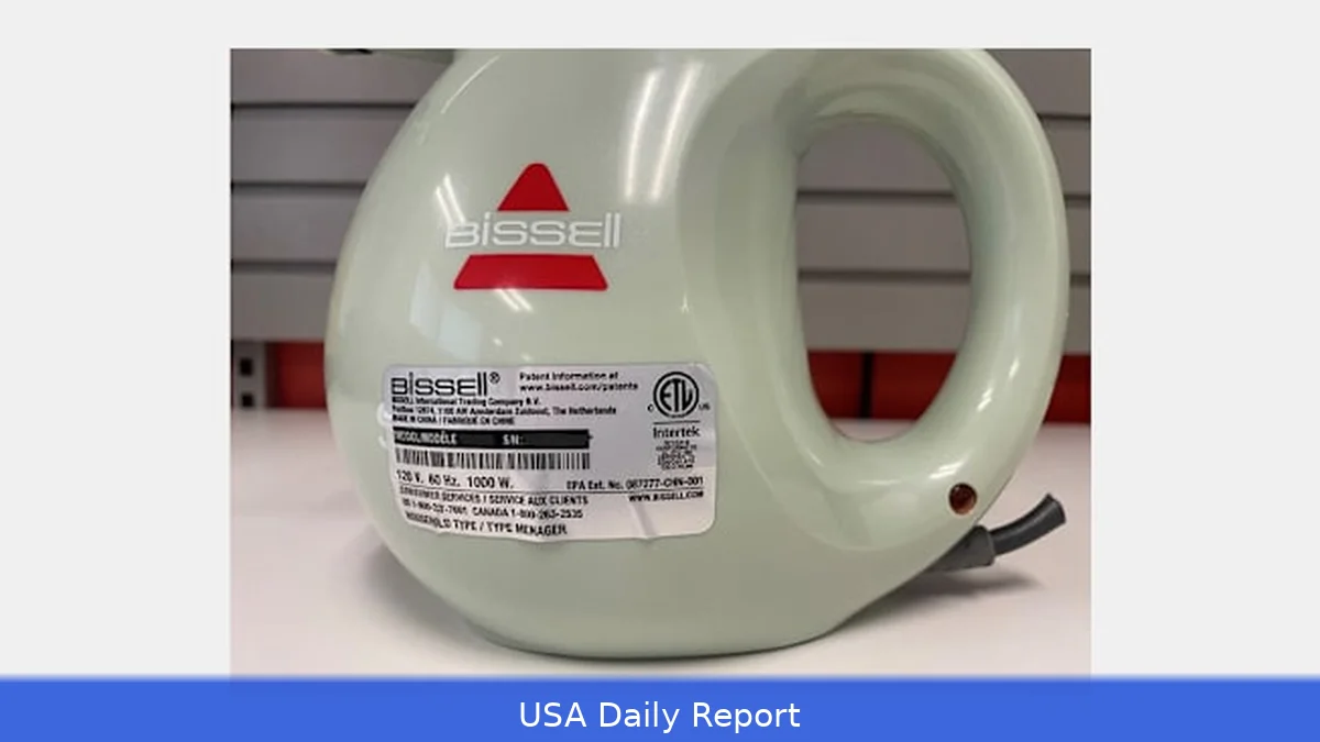 Bissell Recalls 1.7 Million Steam Cleaners Over Serious Burn Risk