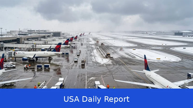 Delta Cancels Hundreds of Midwest Flights as Snowstorm Hammers Minneapolis-St. Paul Hub
