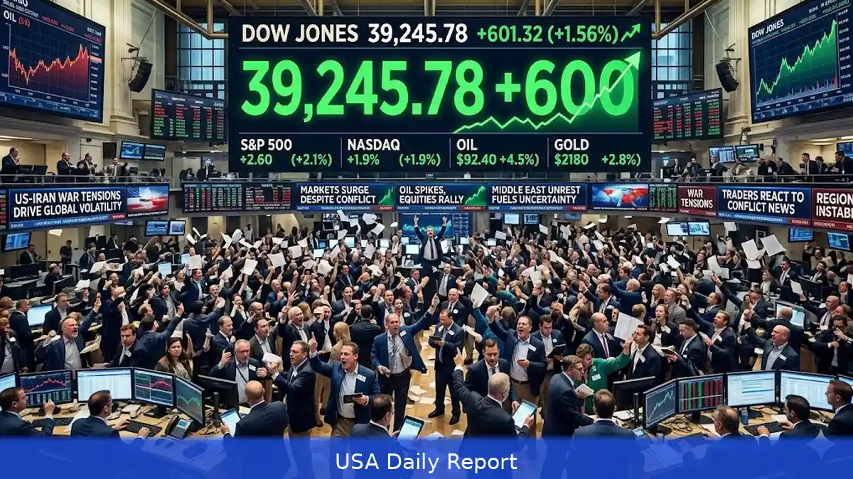 Dow Futures Slip as War Hopes Clash with Market Doubts on Iran Conflict