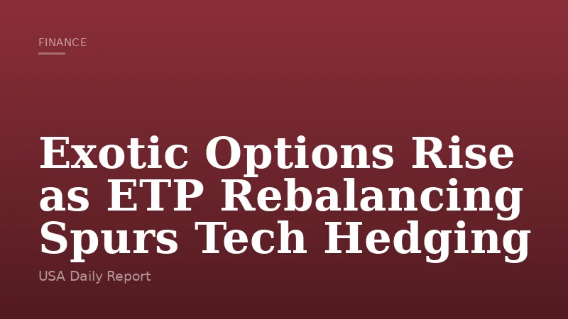 Exotic Options Rise as ETP Rebalancing Spurs Tech Hedging