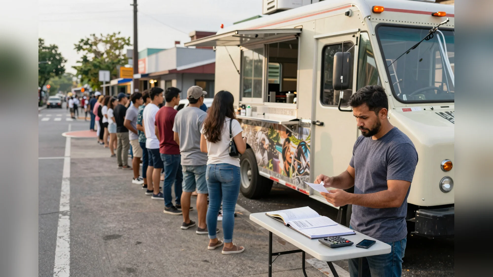 Food truck profit: $12 on a busy Saturday