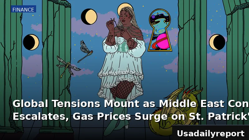 Global Tensions Mount as Middle East Conflict Escalates, Gas Prices Surge on St. Patrick's Day