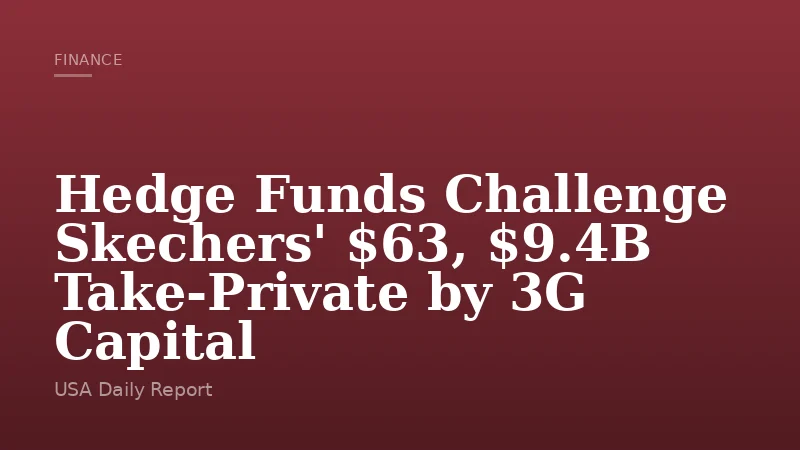 Hedge Funds Challenge Skechers' $63, $9.4B Take-Private by 3G Capital