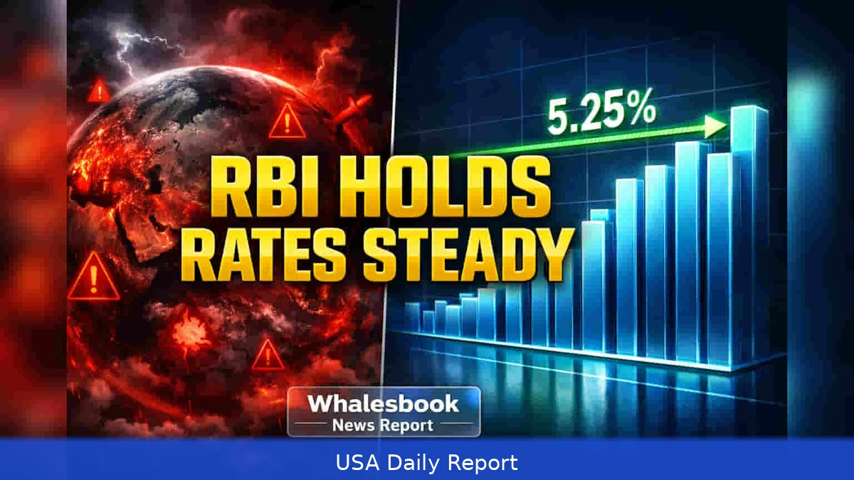 India Holds Key Interest Rate at 5.25% Amid Currency Concerns and Strong Growth