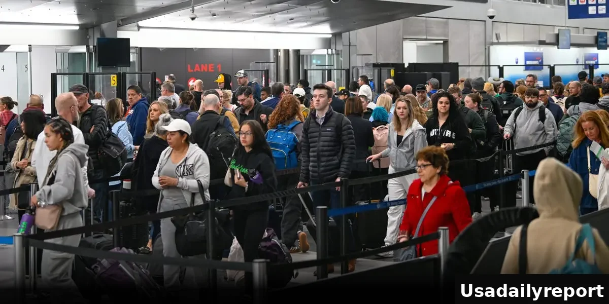 JFK Travelers Confront Security Delays Amid Nationwide TSA Staffing Crisis