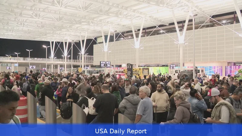 Long TSA Lines Force Travelers to Shift from Planes to Cars and Trains Amid Shutdown
