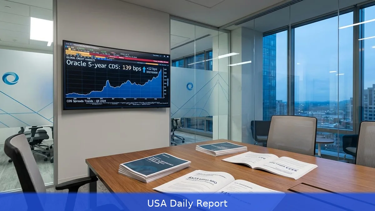 Oracle’s Credit Risk Surges Amid AI Boom and Mounting Debt