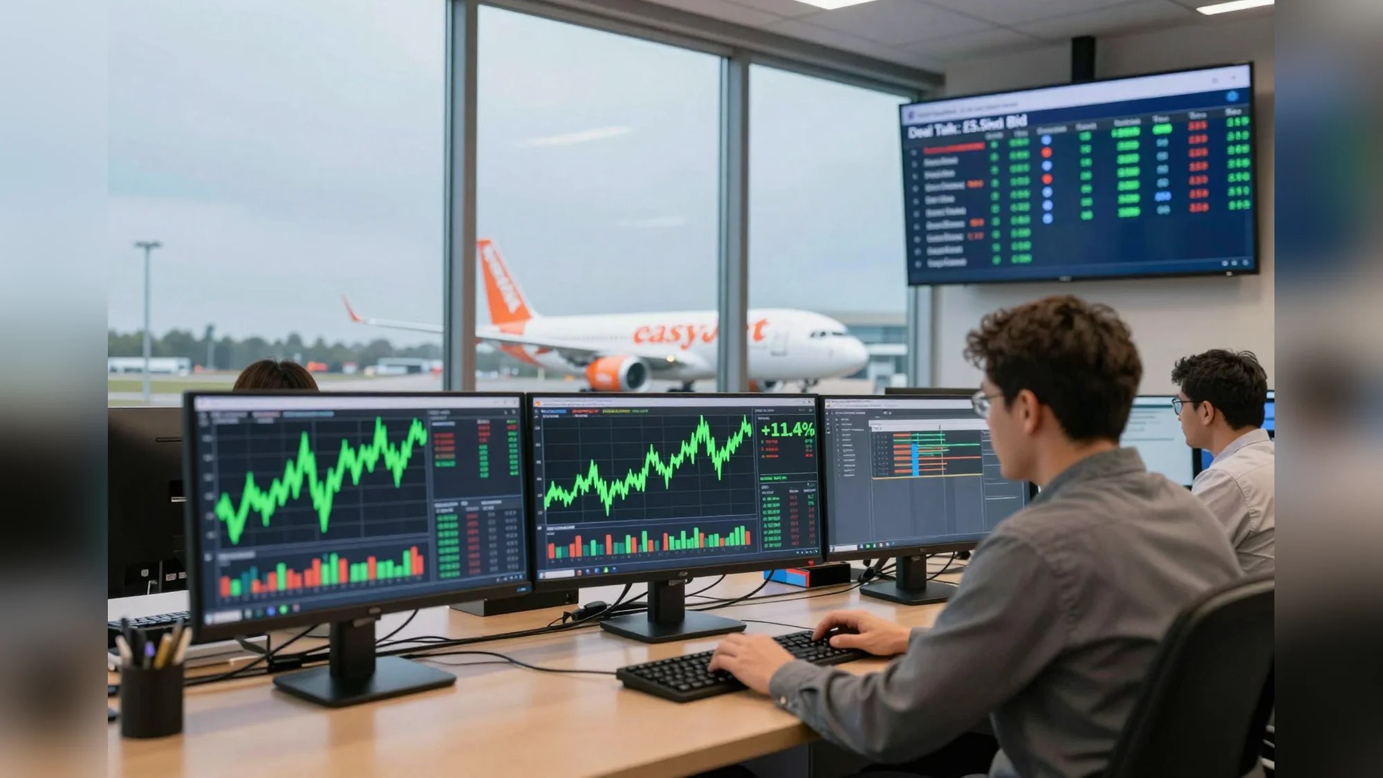 £5.5 billion bid lifts easyJet, sparks risk-on rally