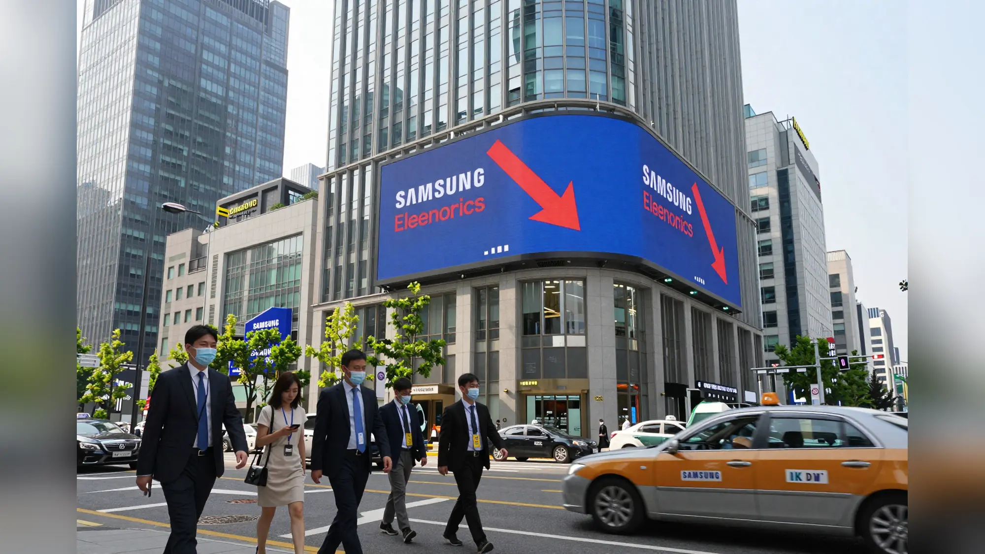 Samsung stock falls 7% despite 19-fold profit surge