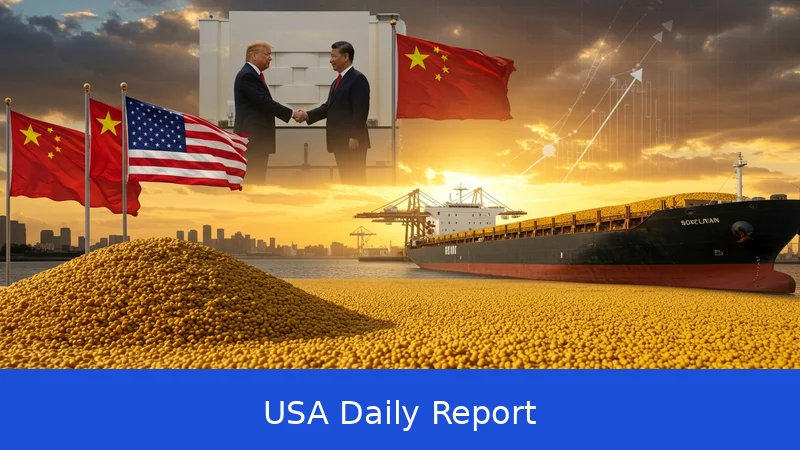 U.S. Soybean Shipments Surge Into China Amid Uncertainty Over Trump-Xi Summit Delay