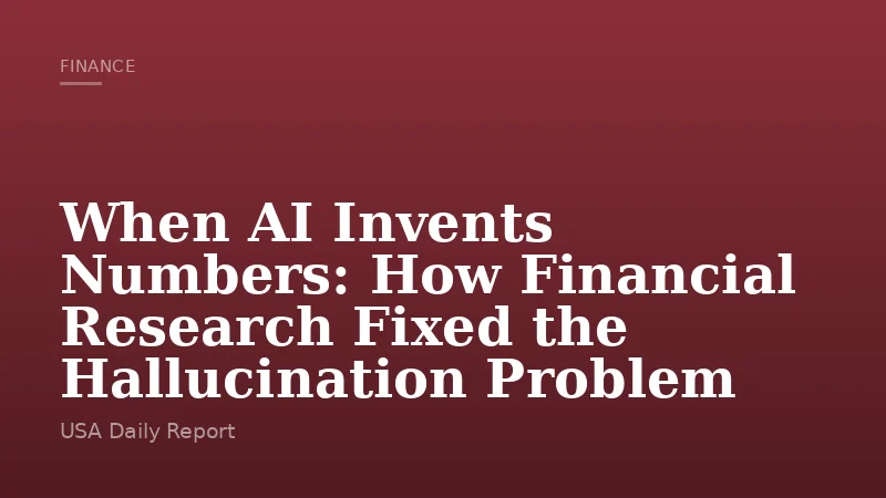 When AI Invents Numbers: How Financial Research Fixed the Hallucination Problem