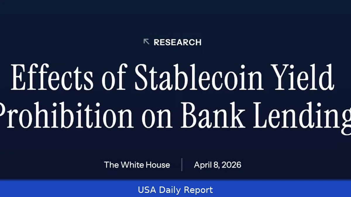 White House Report Challenges Bank Lobby on Stablecoin Yield Impact