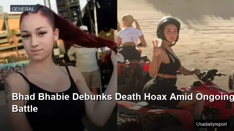 Bhad Bhabie Debunks Death Hoax Amid Ongoing Cancer Battle