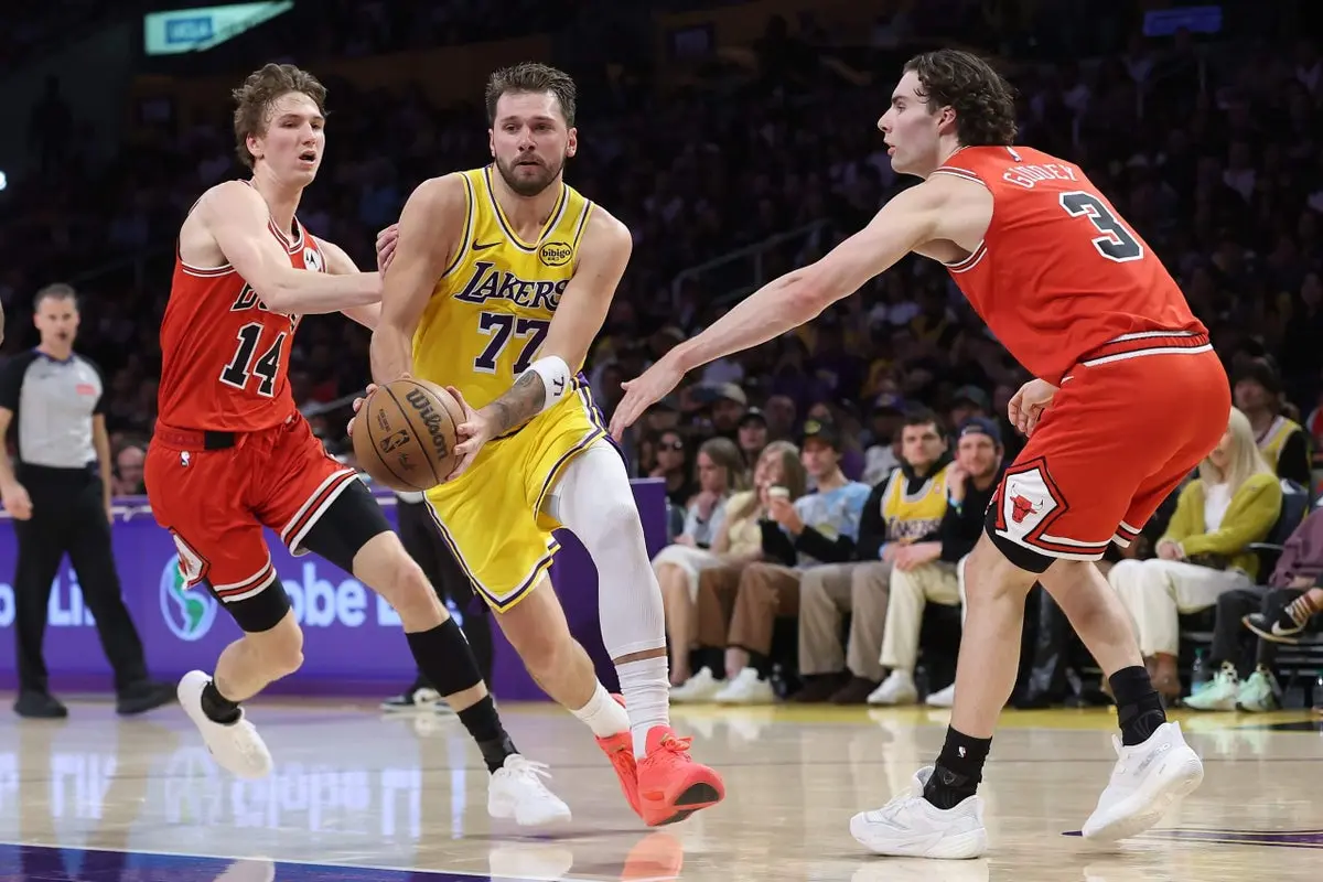 Dončić Drops 51, Fuels Lakers' Playoff Aspirations Amidst Trash Talk