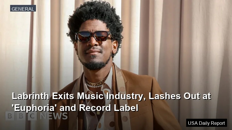 Labrinth Exits Music Industry, Lashes Out at 'Euphoria' and Record Label