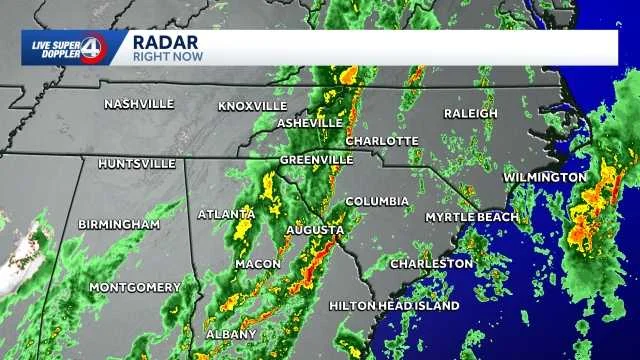 Severe Storms Threaten Upstate South Carolina with Tornadoes, Damaging Winds
