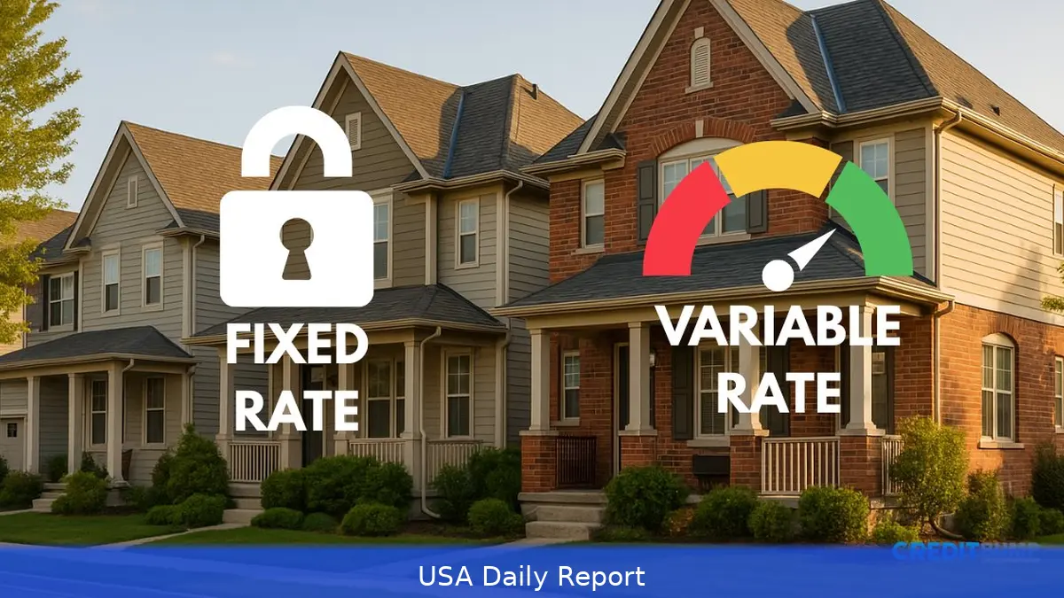 US Mortgage Rates Comparison March 2026 — Fixed vs Variable