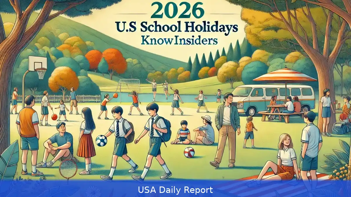 US School Calendar 2026-2027 — Start Dates, Breaks and Holidays by State