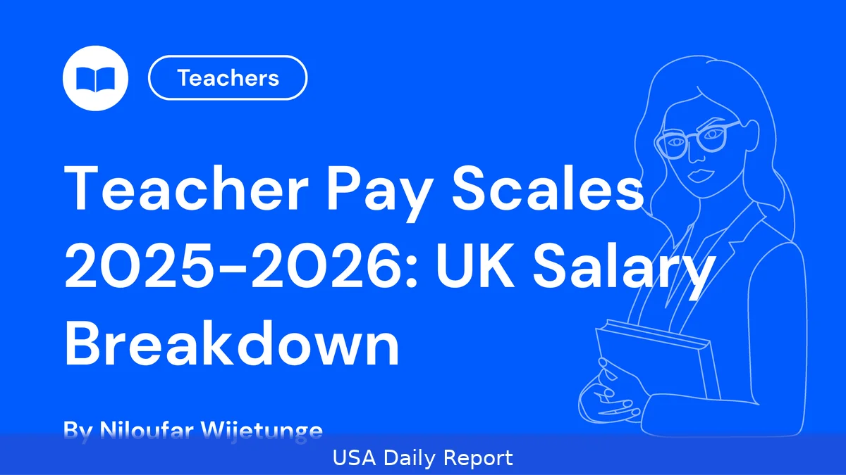 US Teaching Salary Scale 2026 — Pay by Region and Experience