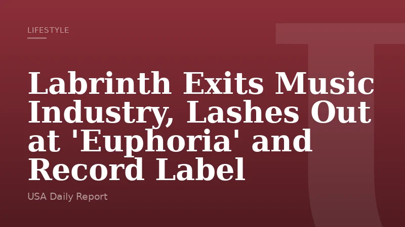 Labrinth Exits Music Industry, Lashes Out at 'Euphoria' and Record Label