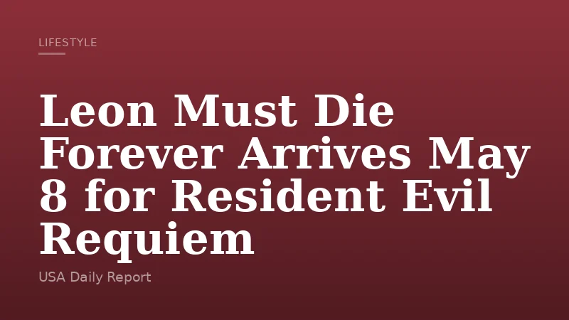 Leon Must Die Forever Arrives May 8 for Resident Evil Requiem