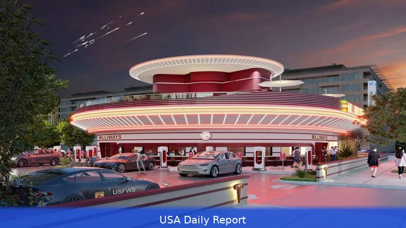 Tesla’s Diner: Charging Success, Culinary Struggles, and a Fading Buzz