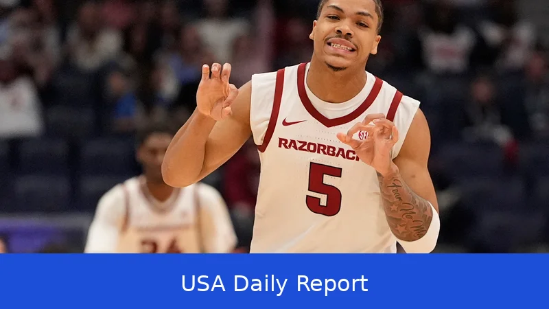Acuff Jr.'s 37-Point Outburst Propels No. 17 Arkansas Past Oklahoma in SEC Tournament Thriller