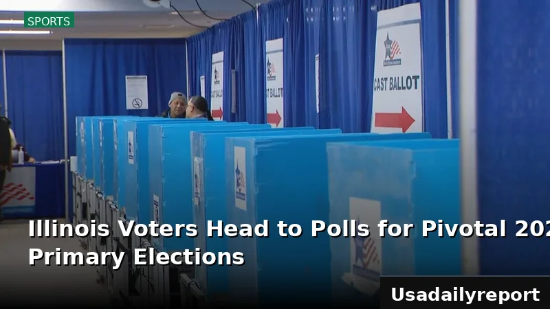 Illinois Voters Head to Polls for Pivotal 2026 Primary Elections