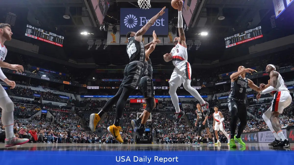 Trail Blazers and Spurs Ignite Buzz with Recent Matchup