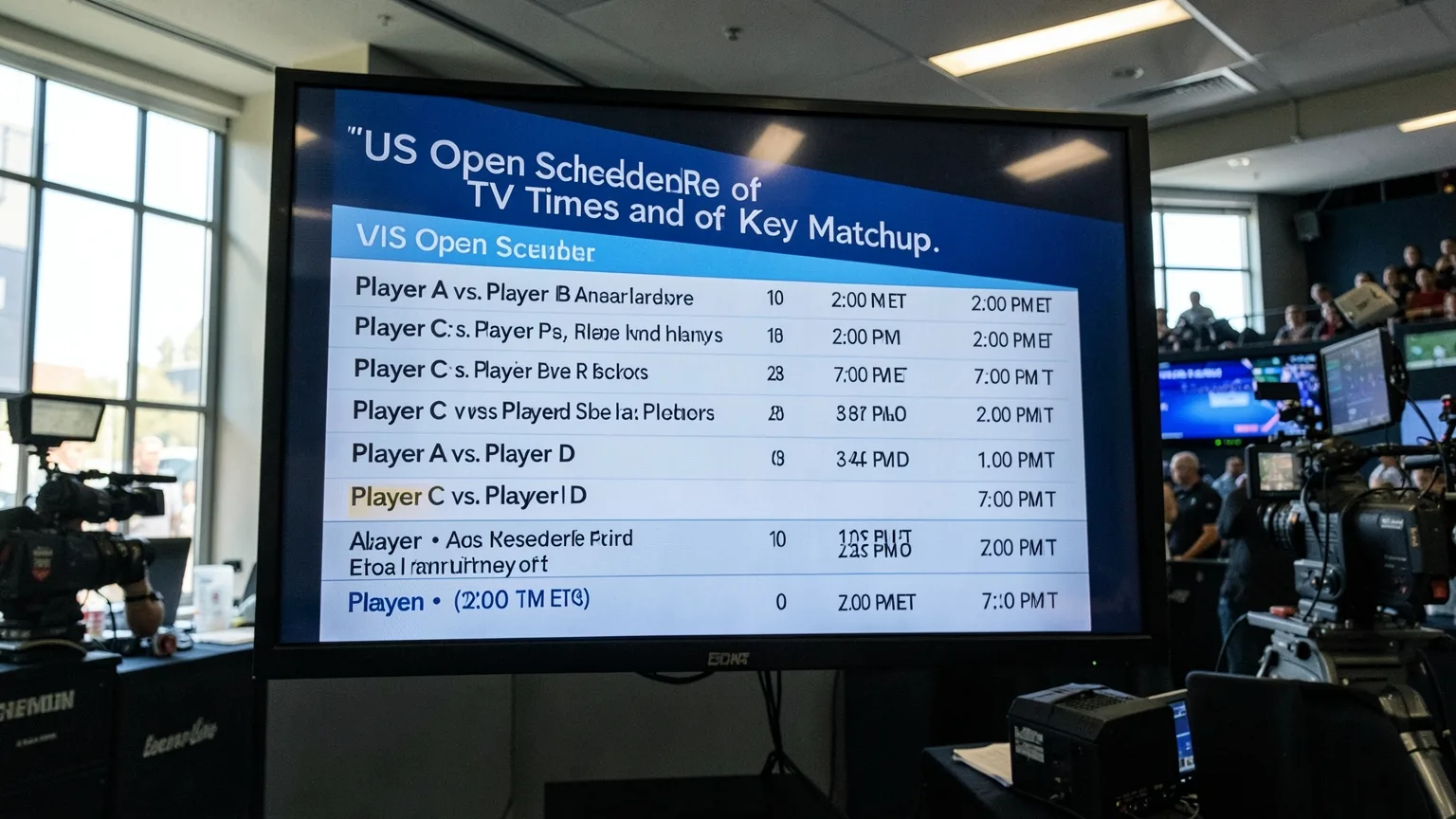 US Open schedule: Round of 16 TV times and key matchups