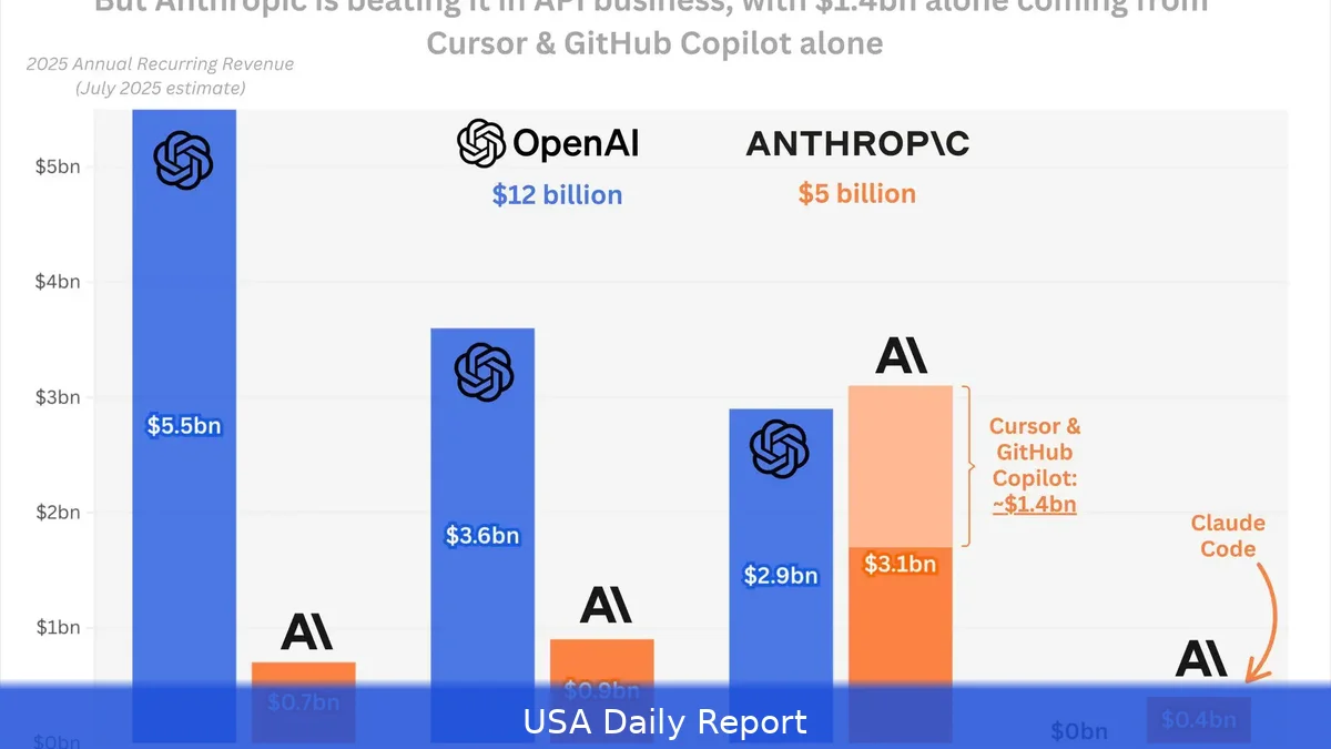Anthropic closing in on OpenAI as business demand surges