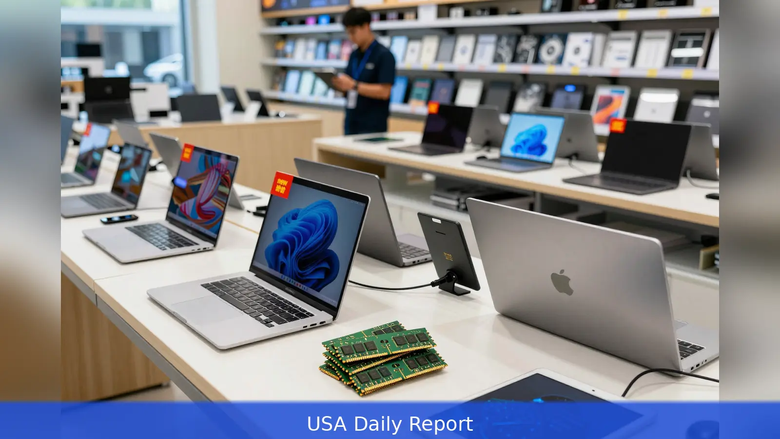 Memory squeeze lifts laptop, phone prices 13 to 17%