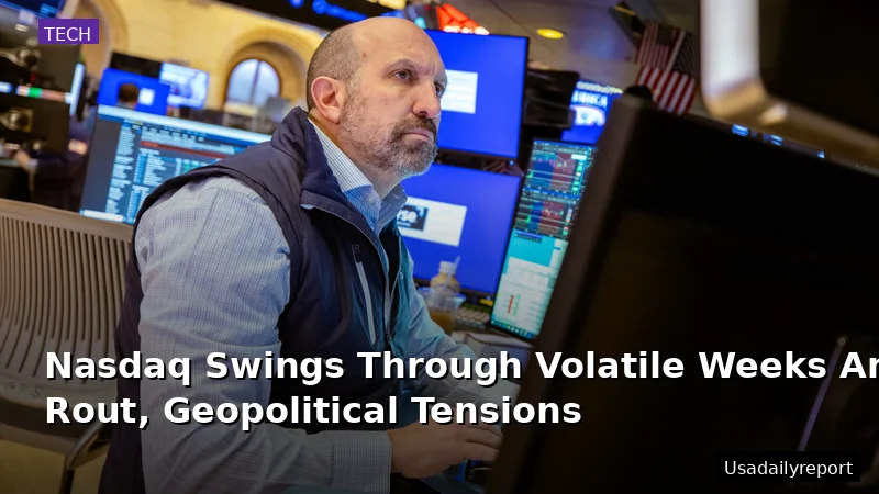 Nasdaq Swings Through Volatile Weeks Amid Tech Rout, Geopolitical Tensions