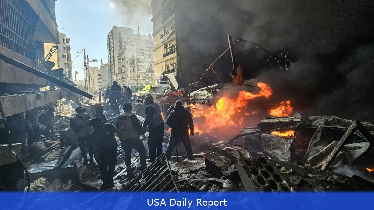 Israel Launches Major Airstrikes on Lebanon Amid Iran Ceasefire, Killing Over 180