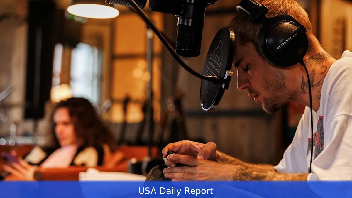 Justin Bieber headlines Coachella with nostalgia-fueled laptop set