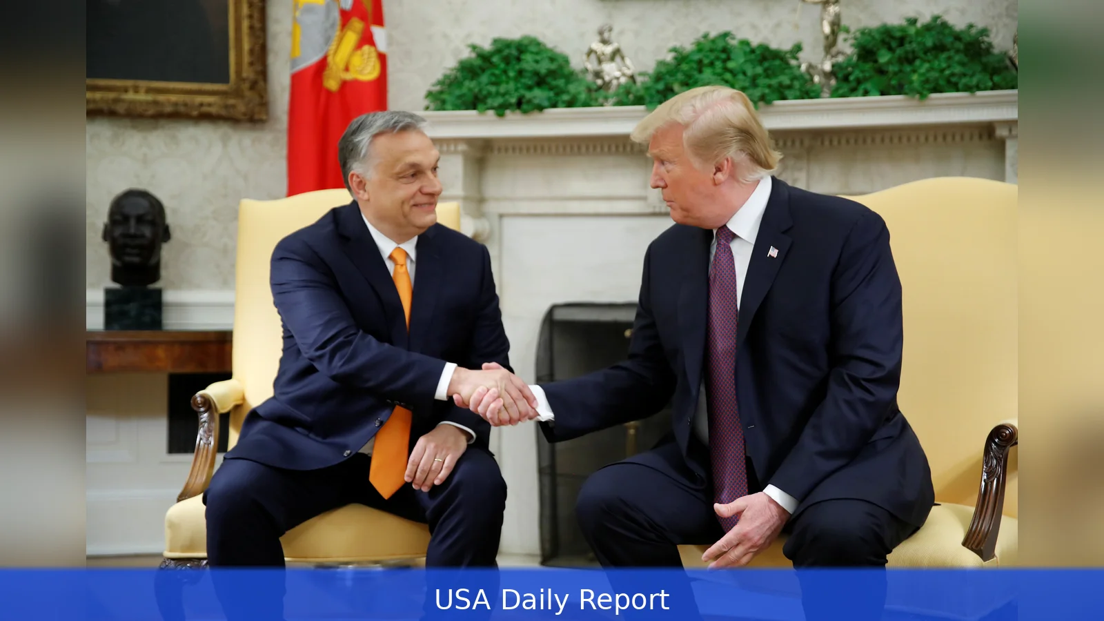 Magyar meets Hungary's president as Trump praises next PM